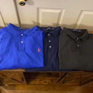 3 Men’s Polo Short Sleeve size XXL